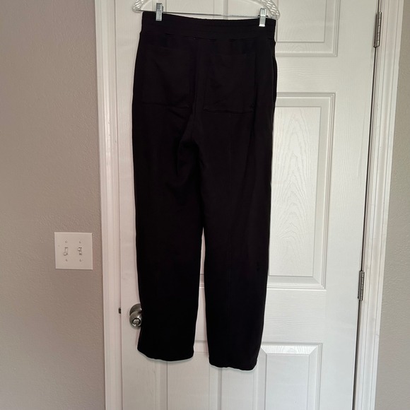 Nation LTD Black Straight leg sweatpants women's size medium Athleisure casual - Picture 4 of 7